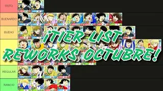 ¡TIER LIST REWORKS OCTUBRE! | Captain Tsubasa: DREAM TEAM
