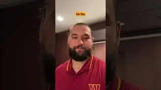 a message from Sam 🤩 #Washington #Commanders #NFL #football #RaiseHail #SamCosmi #selfie #shorts