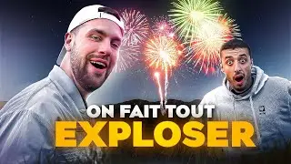 MON PREMIER FEU D'ARTIFICE AVEC VALOUZZ  (Le maire nous rejoint…)