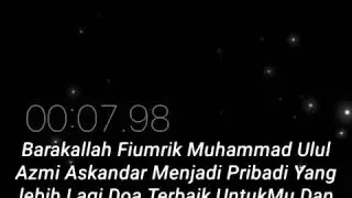Lagu untuk ultah GUS AZMI (part 2)