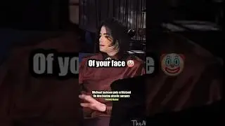 Michael Jackson gets criticised for him having plastic surgery 😢✂️