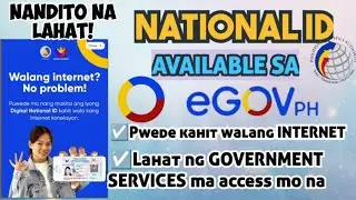 Paano kumuha ng digital NATIONAL ID kahit walang internet sa eGov.ph lahat nandito na