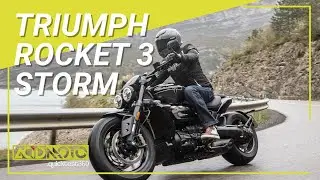 Essai -humide- de la Triumph Rocket 3 Storm - Cruiser, à la folie