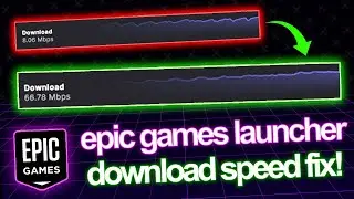 How to FIX Epic Games Slow Download and Update Speed... (2025)