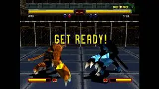 Bloody Roar 2, Shina vs Shina,  Big Arms Mode, Difficult 8