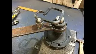 Homemade rebar bending machine