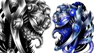 Cyborg Symbiote | autodesk sketchbook