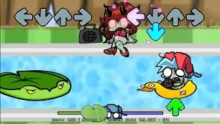 Friday Night Funkin vs Lily Pad vs Zombie Boyfriend(FNF Mod/Crazy) (Plants Vs Zombies/PVZ Mod)