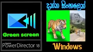 green screen video sinhala/cyberlink powerdirector greenscreen/video hadanne kohomada/Episode 02/
