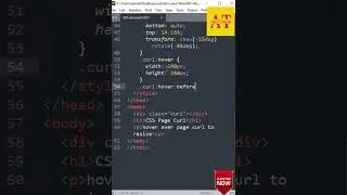 Page Curl | HTML CSS  @amittutorial5  