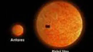 Planet star and sun comparison
