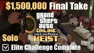GTA 5 Cayo Perico Heist - Solo - Elite Challenge