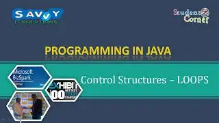 [2020] - Programming in JAVA - Loop Control structures part 2