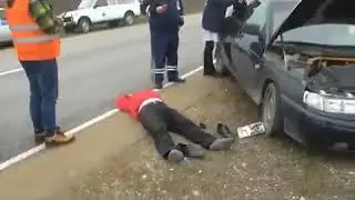 На Ставрополье наркоман устроил ДТП, а затем и целое представление для сотрудников ДПС