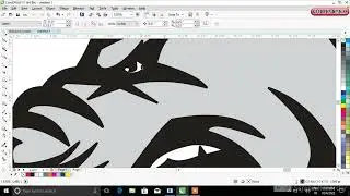 the logo design process from sketch to the end  coreldraw