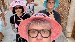 ЛЕХА, ЭВЕЛОН И ДИАНА ГУЛЯЮТ ПО РЫНКАМ ВЕНЕЦИИ (dangerlyoha, evelone2004, dianarice)