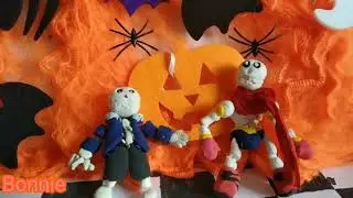 Spooky scary skeletons stopmotion (Undertale)