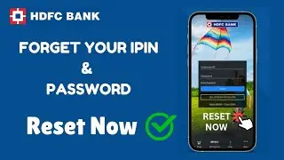 How to change your hdfc bank IPIN  | Reset Now #hdfcbank #hdfc