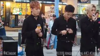 20170708 First Busking (Hongdae) - Chan focus IOI DOWNPOUR(소나기) cover 