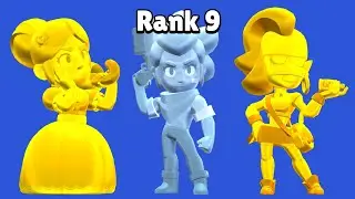 Brawl Stars - ALL SILVER & GOLD SKINS LOSING POSE