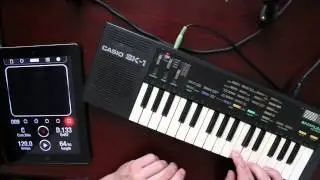 Casio SK-1 8 Bit Sampling Korg iKaossilator