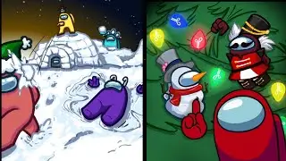 Among Us - 2 New Cosmicubes | Snowflake Cosmicube & Snowbean Cosmicube | Free Skins & Hats