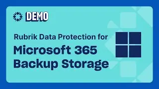 Rubrik Data Protection for Microsoft 365 Backup Storage
