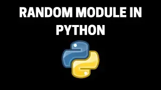 Random module in python | 