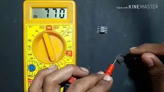 How to check 4558 ic with digital multimeter | 4558 ic Testing | 4558 | 4558 IC kaise check karen