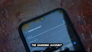 How to create a Samsung account