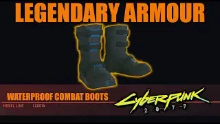 Cyberpunk 2077 - BADGE BOOTS - LEGENDARY ARMOUR
