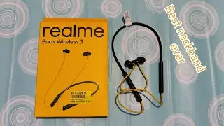 Realme buds wireless 3 #neckband #headphone with 30db ANC highbass lover #flipkart #unboxing