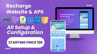 Recharge Web Code And Apk | Laravel Famework  | Best Recharge App Code |Source Code @cwpsolution