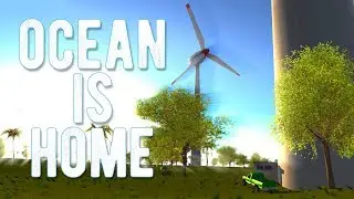 Поездка к ветрякам | Встретил волков - Ocean is Home: Survival island