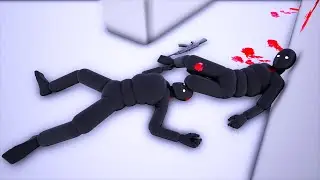 Black and White Teams - AI Battles with Active Ragdoll Physics! - MANTA'S WARBOX NPC Wars [Warbox]