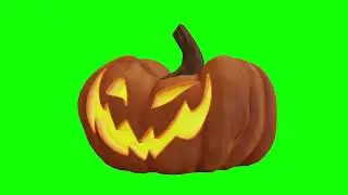 Green Screen Video Pumpkin Chroma Key Halloween