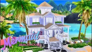Mermaid Beach House🧜🏽‍♀️ // The Sims 4 Speed Build