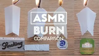 Burning ASMR  Tea vs Tracing Vs Toilet Paper