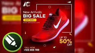 How to design a Shoes Flyer for Social Media