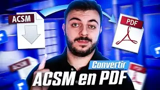 Convertir un fichier ACSM en PDF | Tuto 2024