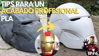 TÉCNICAS PARA UN ACABADO PROFESIONAL IMPRESION 3D💎  | Armadura de Iron man Endgame EP#6