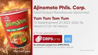 Ajinomoto Yum Yum Tom Yum TV Ad 2H 2023-2024 15s (Philippines, Version 2, On-Air Version) [CC]