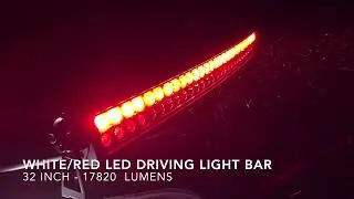 White/RED LED Driving Light Bars