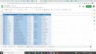 Google Sheet Pivot Table