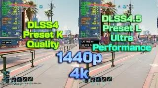 DLSS4.5 1440p & 4k Preset L Ultra Performance vs Preset K Quality