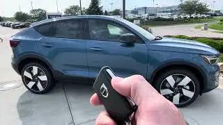 Volvo trick to roll the windows down remotely with the key fob