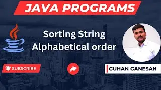 💥Sorting String Program ☕ Java Interview Programs 👨‍🎓 Campus Interview Programs 🎁👩‍🏫 Java Jobs