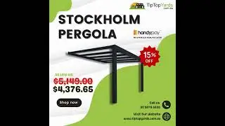 Get 15% Off on Stockholm Pergola Kits. Limited Time Only
