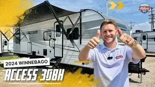Family Camping FUN! Unveiling the All-New 2024 Winnebago Access 30BH Travel Trailer!