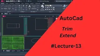 Tutorial #13 |  How to use Trim extend Command In AUTOCAD | Complete AUTOCAD Course in Hindi |